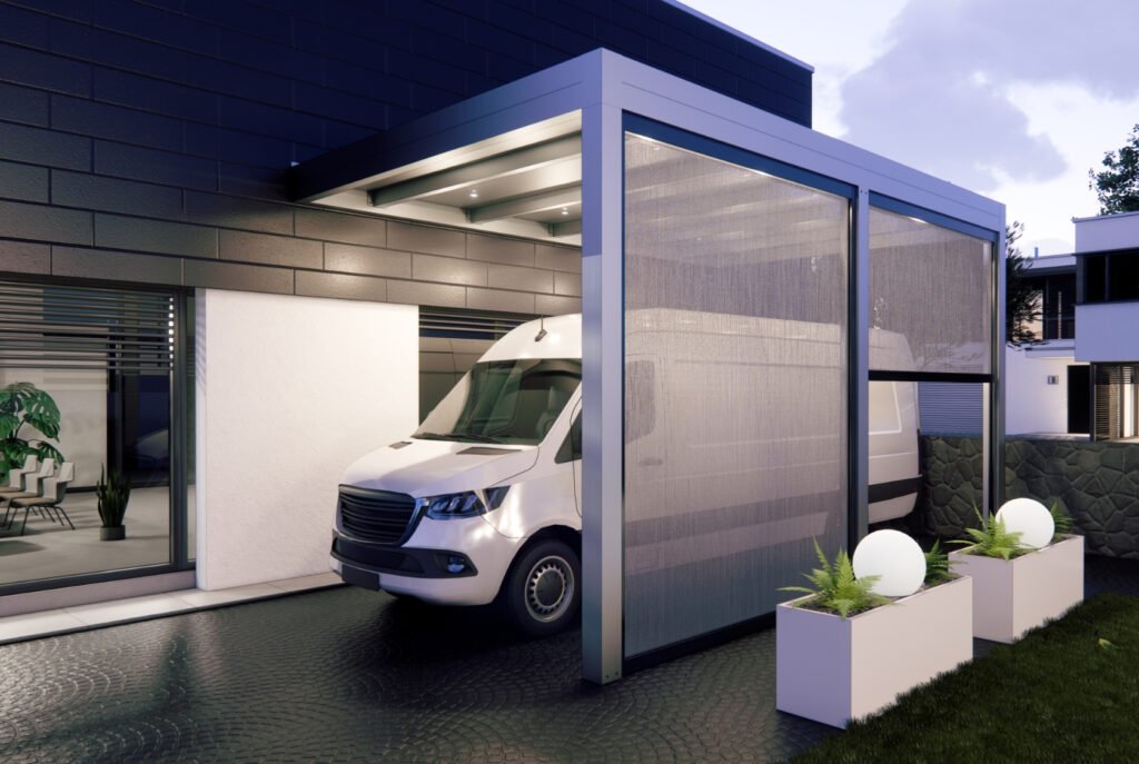 Pergola 2 carport solaire